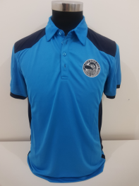 Mens Polo Rival, cyan/navy - size XL - **Limited stock**